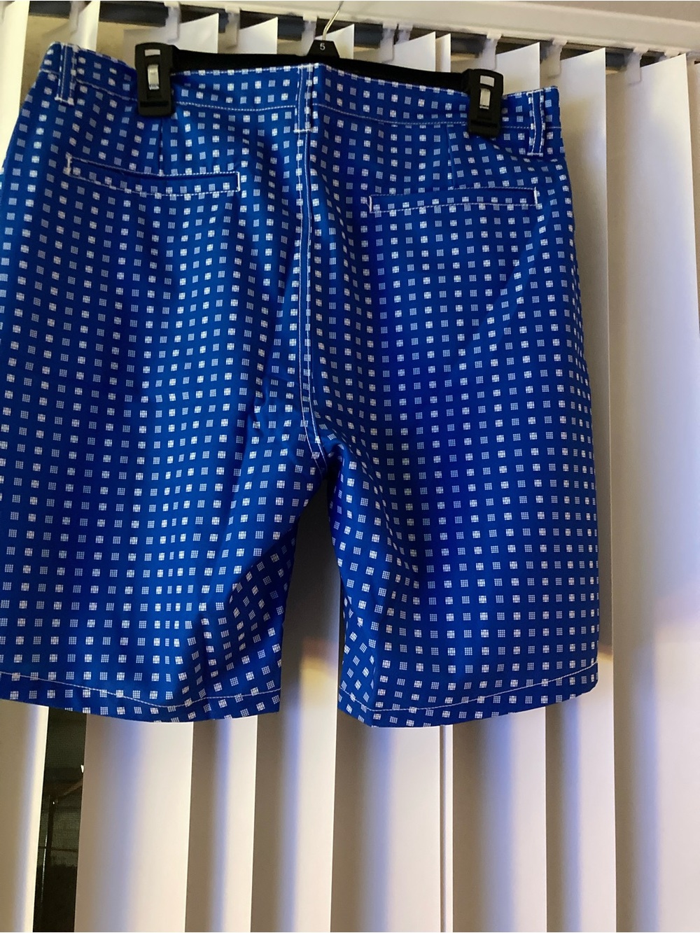 Blue Printed Men's Shorts